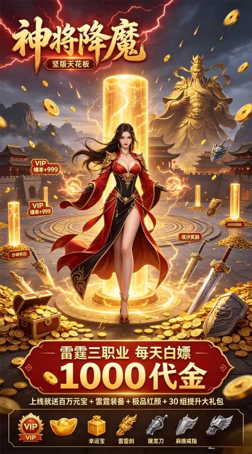 神将降魔(1折1000免费买断版)(竖屏传奇)截图