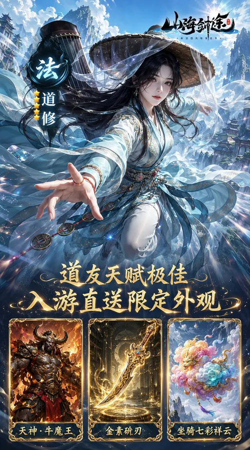 山海剑途(0.1折真充女神集结)截图
