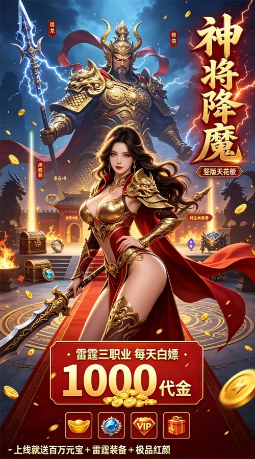 神将降魔(1折1000免费买断版)(竖屏传奇)截图